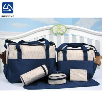 bulk custom fashion 6pcs travel baby bag set from China factory